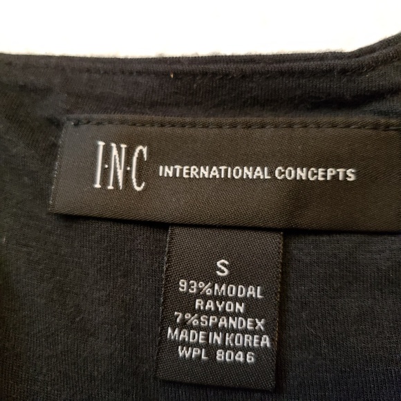 I.N.C. International Concepts Black Tunic Tank - Picture 4 of 4